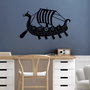 Wallity Viking Accesorio de Pared de Metal Negro